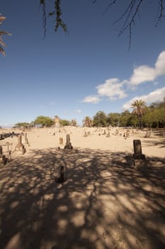 A old tropical cemetery