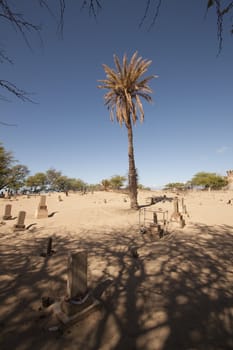 A old tropical cemetery