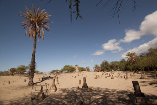 A old tropical cemetery