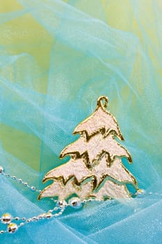 holiday series: silver Christmas fir and garland