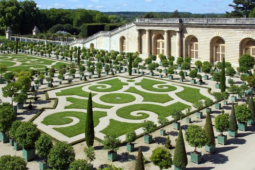 Orangery of the castle of Versailles (France)