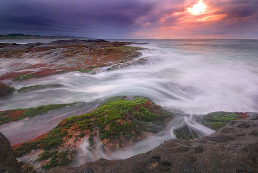 Seascape in South Africa