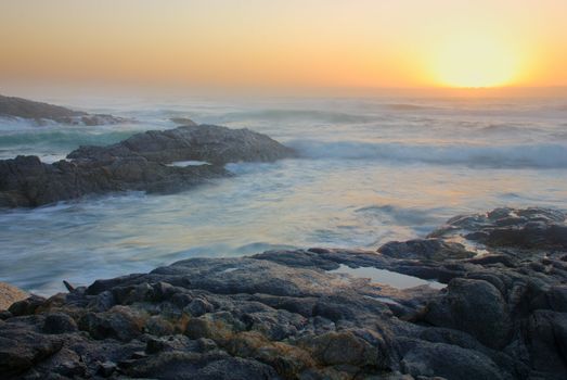 Seascape in South Africa