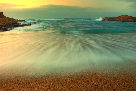 Seascape in South Africa