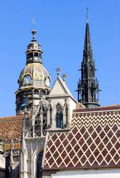 detail of Cathedral of Saint Elizabeth, Kosice, Slovakia