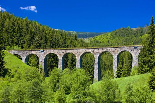 railway viaduct near Telgart, Slovakia