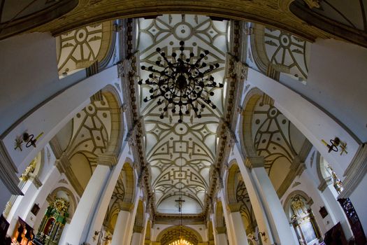 cathedral''s interior, Zamosc, Poland