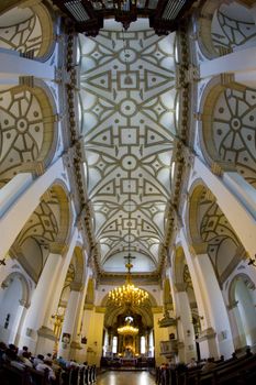 cathedral''s interior, Zamosc, Poland