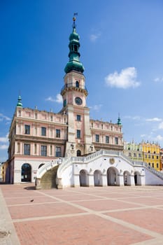 Town Hall, Main Square (Rynek Wielki), Zamosc, Poland