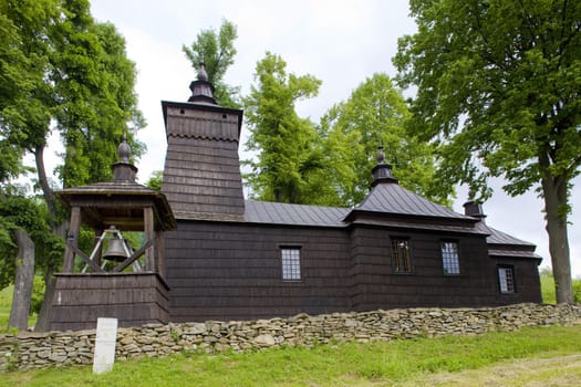 wooden church, Leluchow, Poland