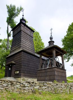 wooden church, Leluchow, Poland