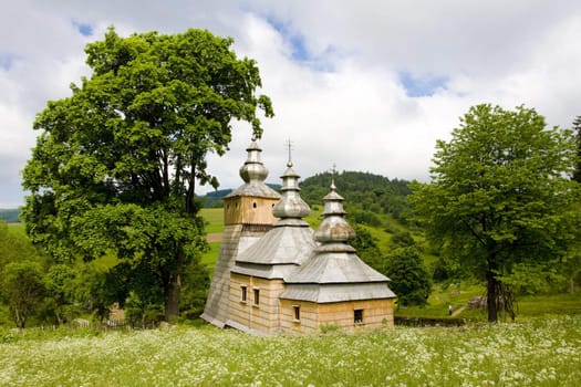 wooden church, Dubne, Poland