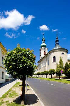 church in Nove Mesto nad Metuji, Czech Republic