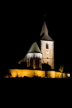 Hunawihr at night, Alsace, France