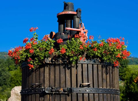 wine-press, Orschwihr, Alsace, France