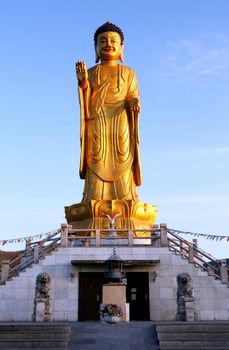 Buddha statue. Ulan Bator . Mongolia