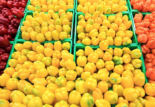 fresh pepper at a farmer's market