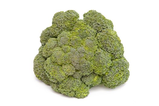 Broccoli on the white background
