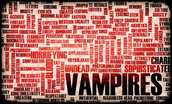 Vampires of the Night Horror Movie Concept