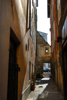 street and architectural details of Trieste, Italy