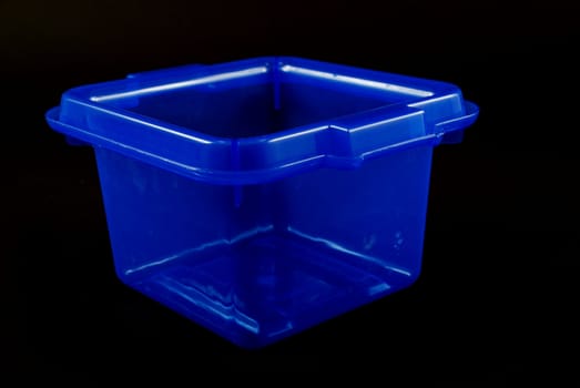 pictures of blue plastic clear containers for storage