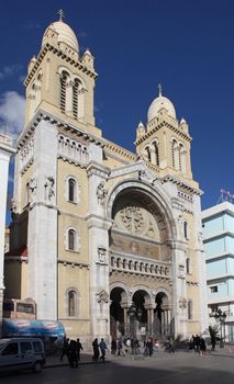 The Cathedral of St Vincent de Paul is a Roman Catholic cathedral in Tunis
