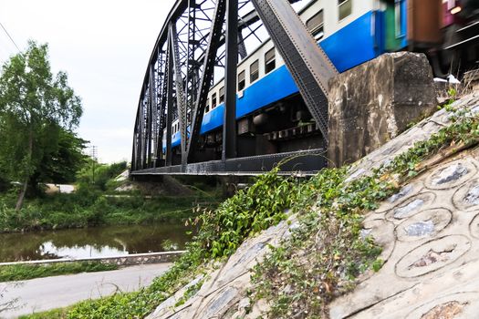 Railroad in Thailand.