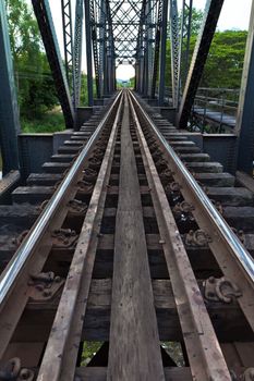 Railroad in Thailand.