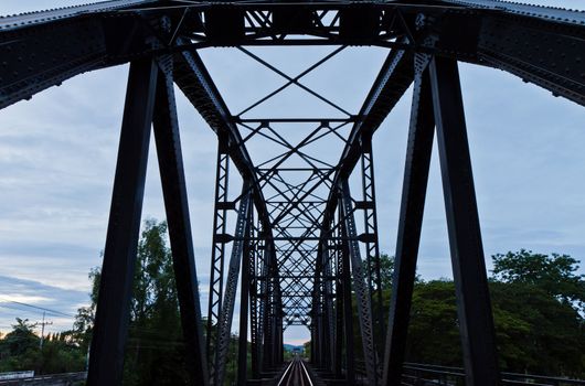 Railroad in Thailand.