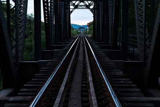 Railroad in Thailand.