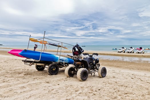 ATV on The Beach in Thailand.