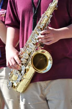 Jazz Festival Sax Player