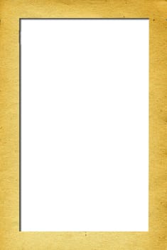 decorative frame from old paper