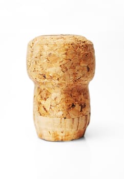 Champagne cork, isolated towards white background