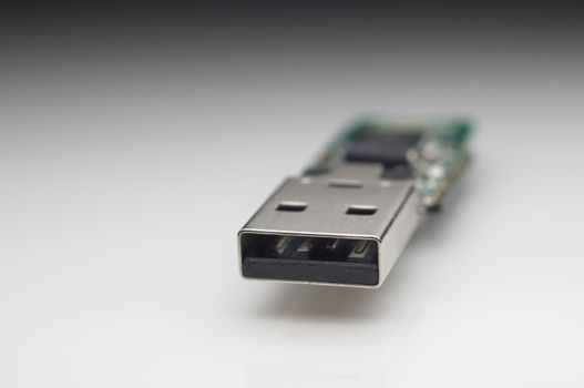 Electronic parts of a USB memory stick