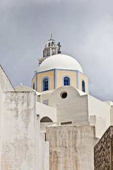 An image of a nice Santorini view with church