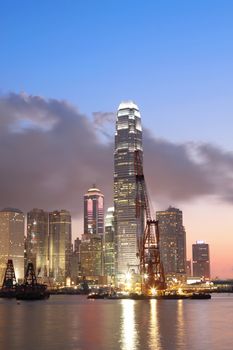 Sunset in Hong Kong