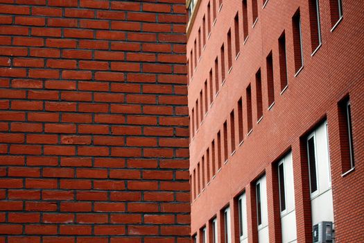 background of the wall made with bricks