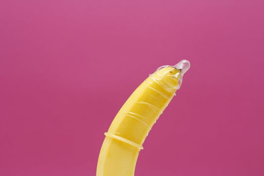 A symbolic image illustrating safe sex