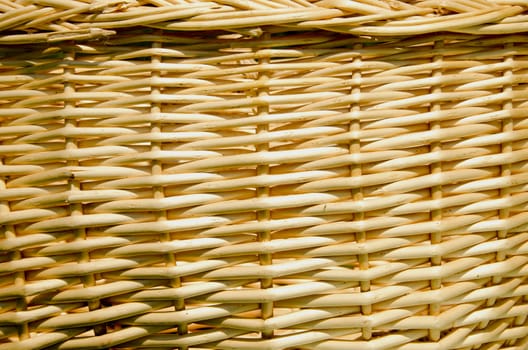 Interesting texture of the walls of wicker basket. Nice background.