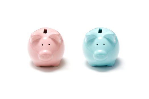 Male and female piggy bank