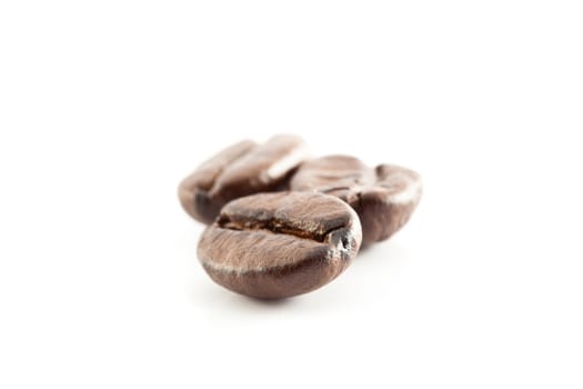 coffee beans on white background