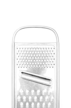 A silver grater isolated on white