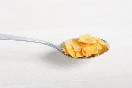 A spoonful of cornflakes