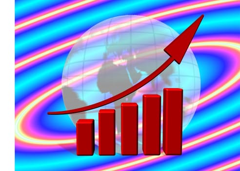 business graph on background







business graph in home on background