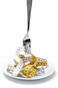 Conceptual picture of dieting