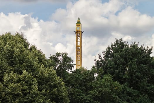 beautiful landscape in the park