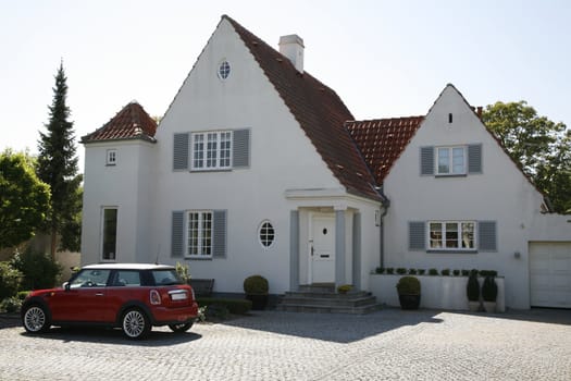 Upper class villa and nice garden Denmark.