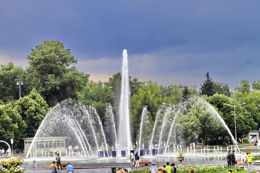 fountain in the park