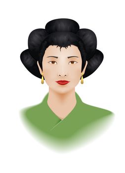 An image of a nice young japanese Geisha